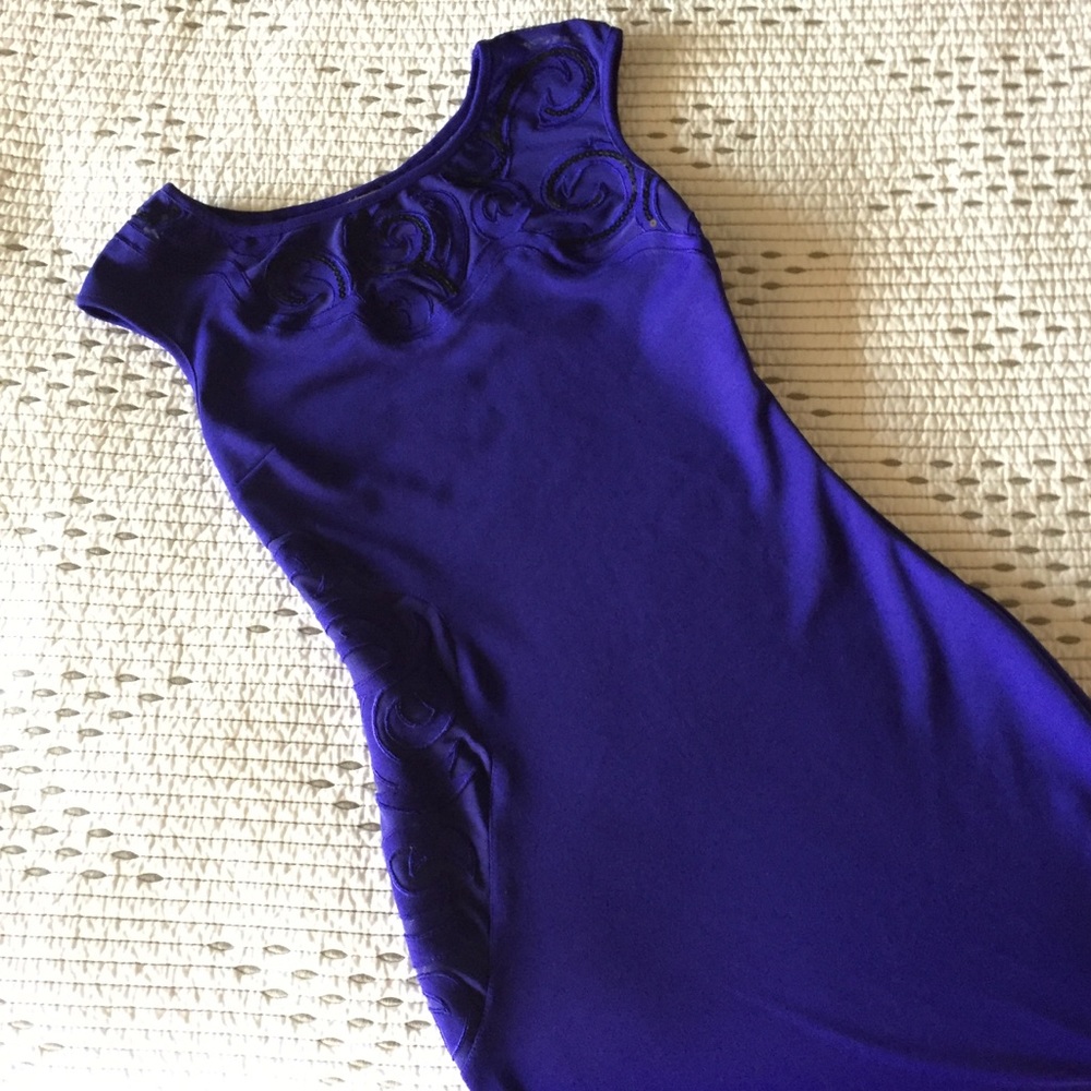 Like New Lipsy Flock Effect Detail Dress; UK10/US6